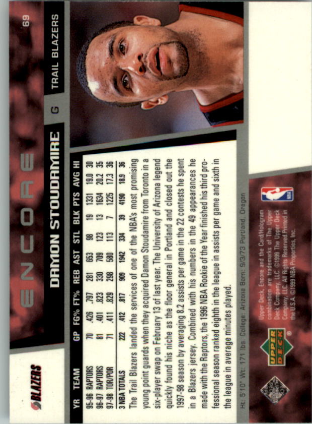 1998/1999 Encore (Upper Deck) Basketball - Picture 139 of 297