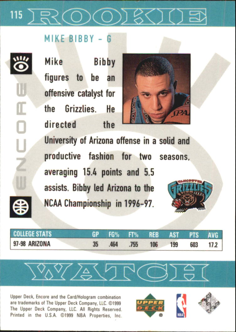 1998/1999 Encore (Upper Deck) Basketball - Picture 199 of 297