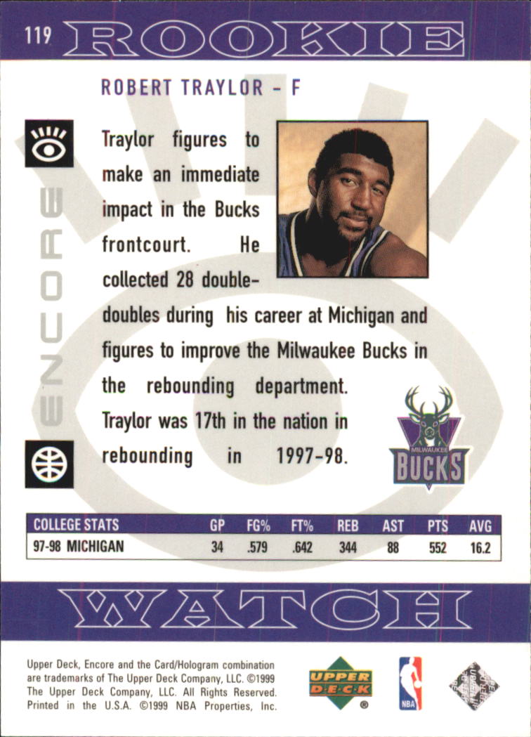 1998/1999 Encore (Upper Deck) Basketball - Picture 203 of 297