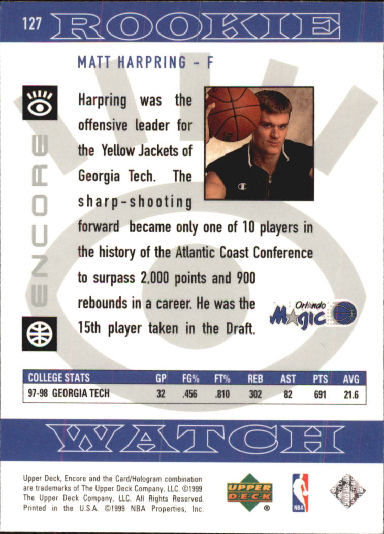 1998/1999 Encore (Upper Deck) Basketball - Picture 215 of 297