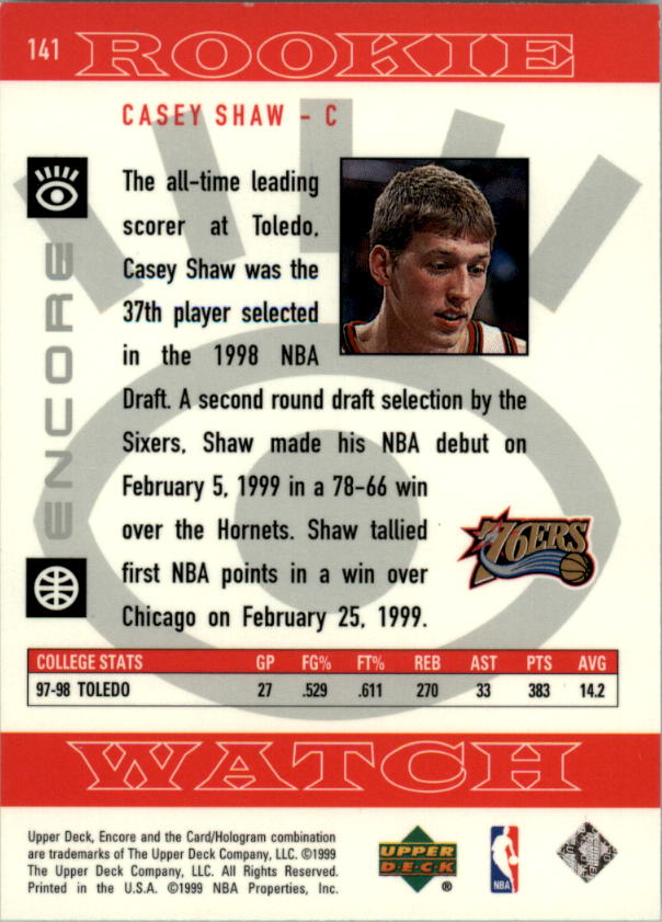 1998/1999 Encore (Upper Deck) Basketball - Picture 235 of 297