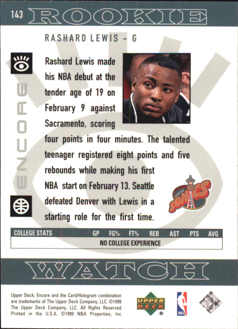 1998/1999 Encore (Upper Deck) Basketball - Picture 239 of 297