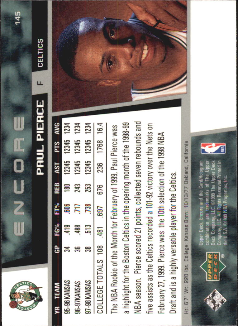 1998/1999 Encore (Upper Deck) Basketball - Picture 243 of 297