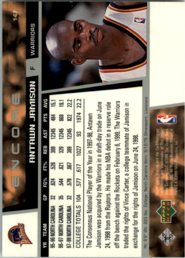 1998/1999 Encore (Upper Deck) Basketball - Picture 247 of 297