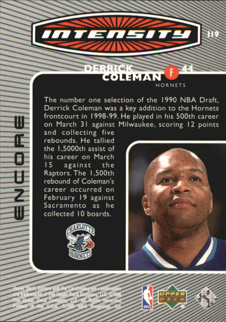 1998/1999 Encore (Upper Deck) Basketball - Picture 267 of 297