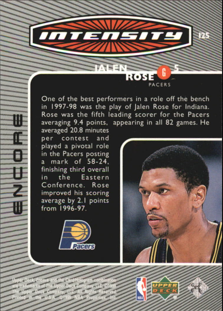 1998/1999 Encore (Upper Deck) Basketball - Picture 277 of 297