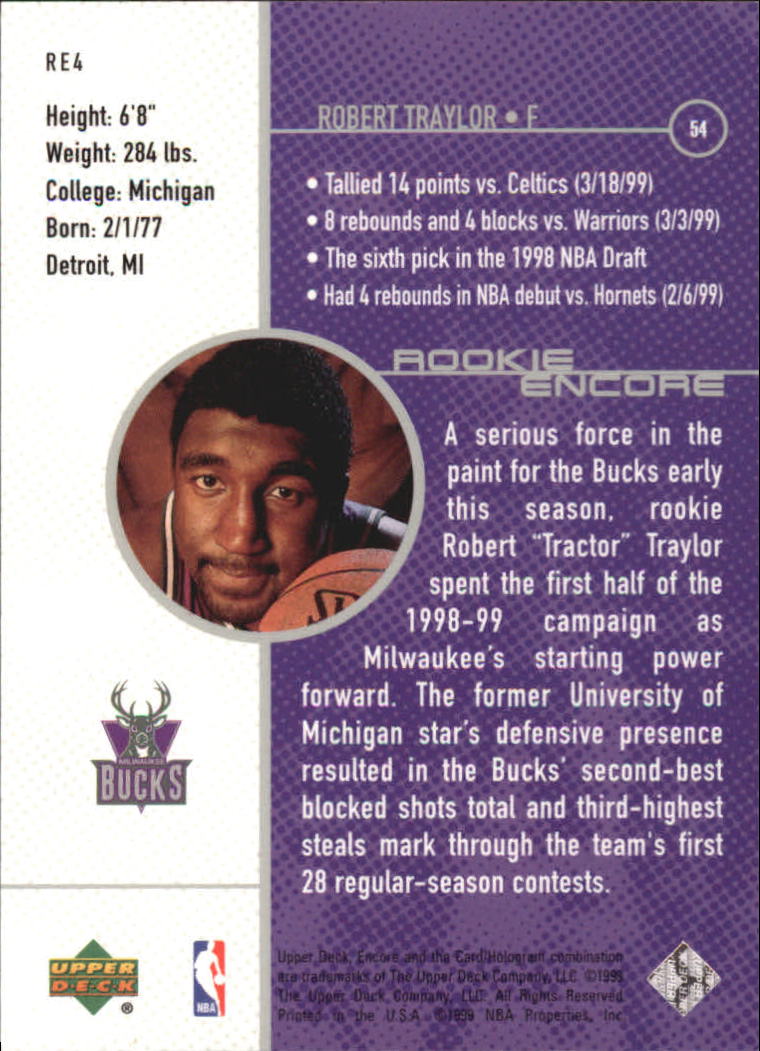 1998/1999 Encore (Upper Deck) Basketball - Picture 289 of 297