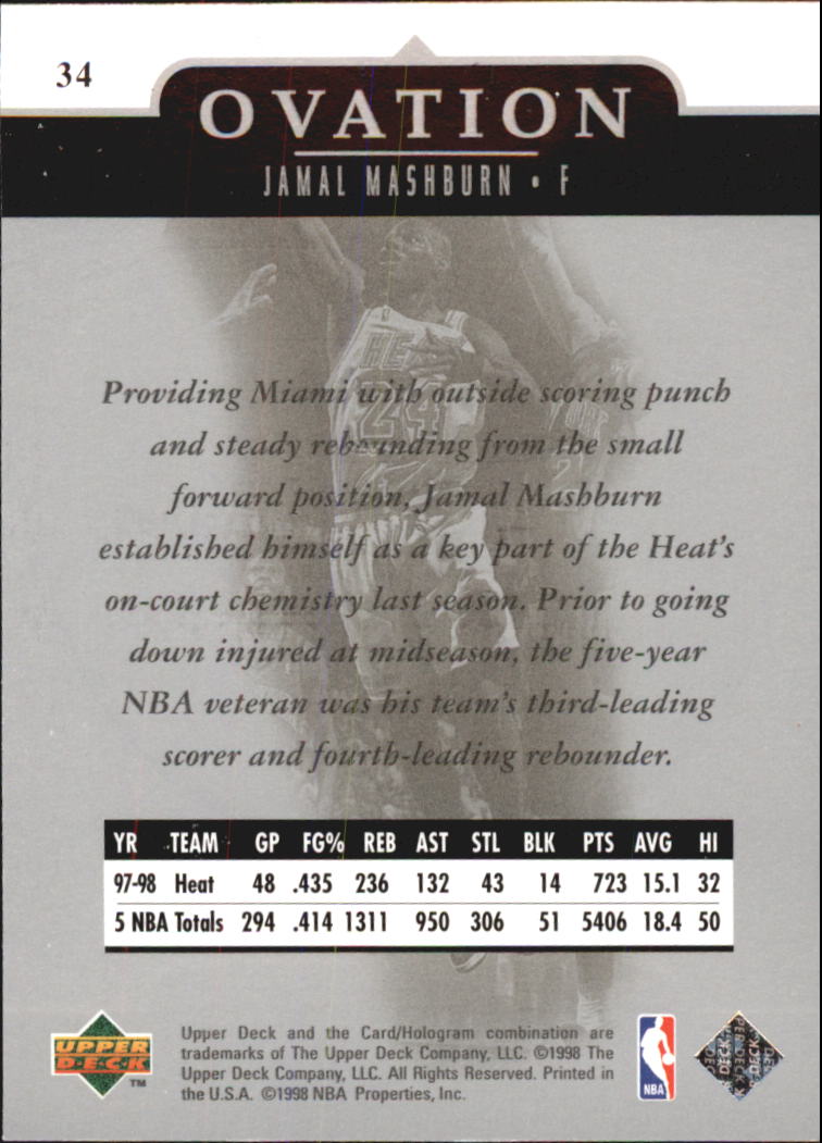 1998/1999 Ovation (Upper Deck) Basketball - Picture 25 of 67