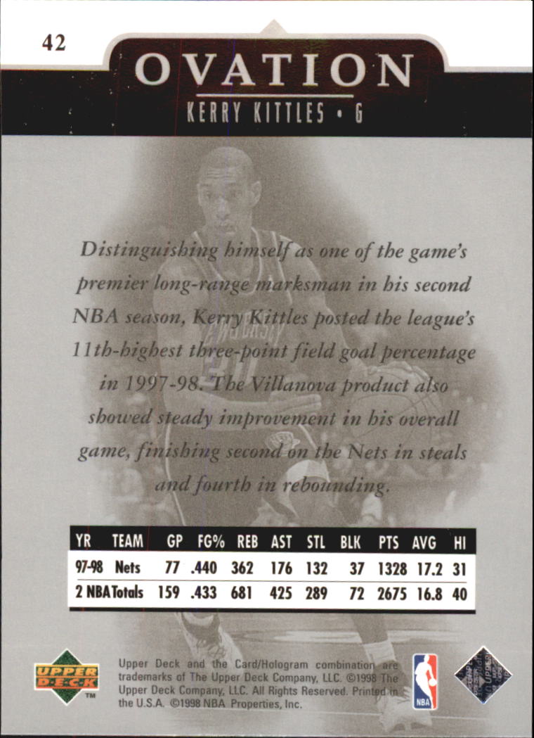 1998/1999 Ovation (Upper Deck) Basketball - Picture 31 of 67