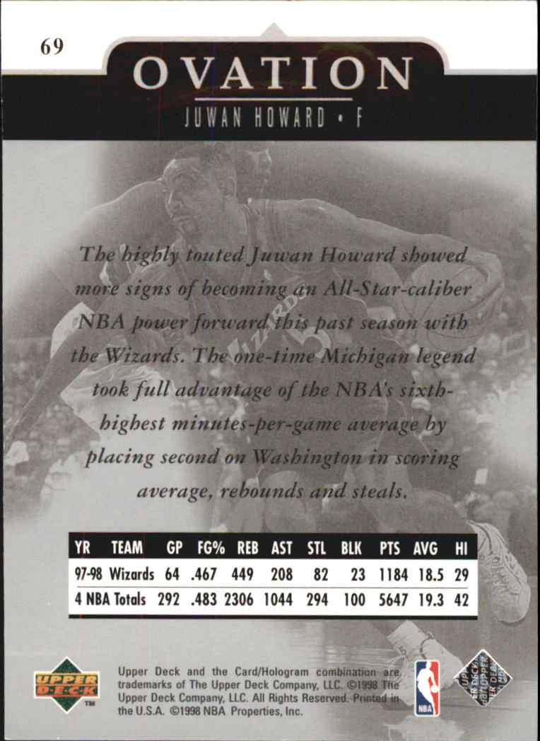 1998/1999 Ovation (Upper Deck) Basketball - Picture 59 of 67