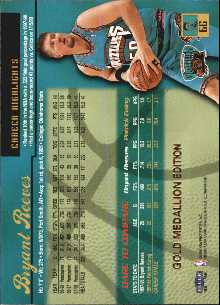 1998/1999 Ultra (Fleer) Basketball Part 2 Parallel and Insert Cards - Picture 9 of 185
