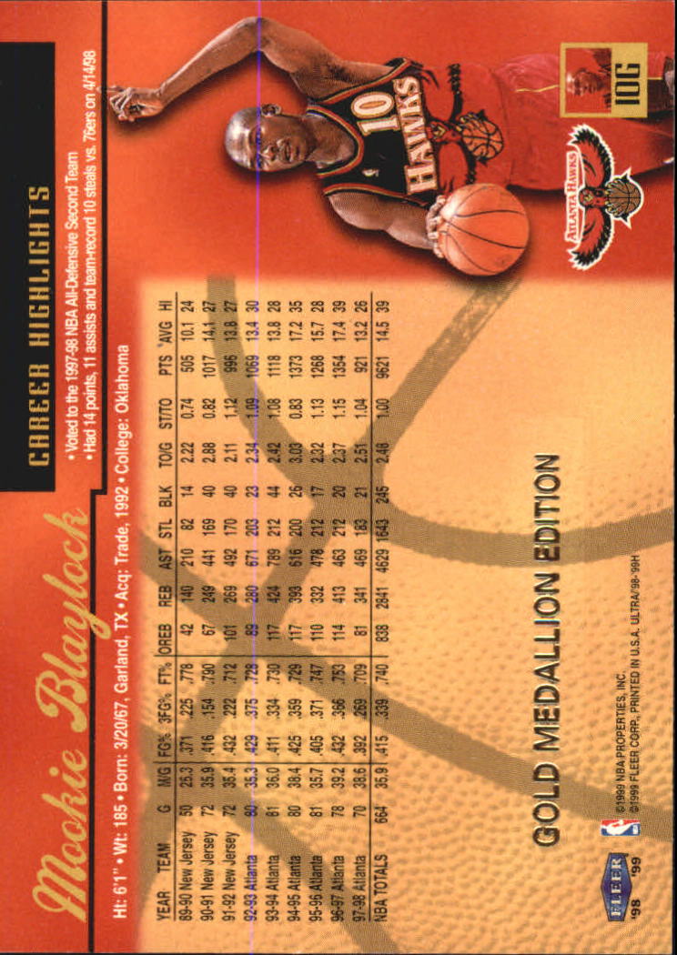 1998/1999 Ultra (Fleer) Basketball Part 2 Parallel and Insert Cards - Picture 15 of 185