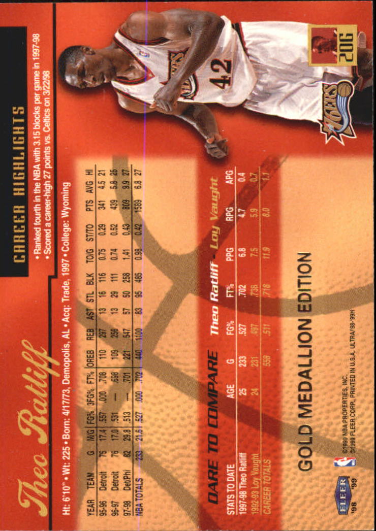 1998/1999 Ultra (Fleer) Basketball Part 2 Parallel and Insert Cards - Picture 35 of 185