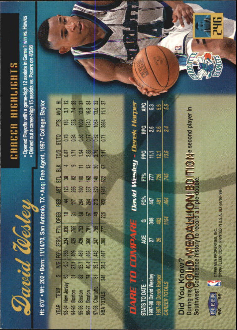 1998/1999 Ultra (Fleer) Basketball Part 2 Parallel and Insert Cards - Picture 41 of 185