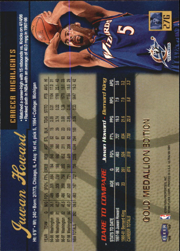 1998/1999 Ultra (Fleer) Basketball Part 2 Parallel and Insert Cards - Picture 45 of 185