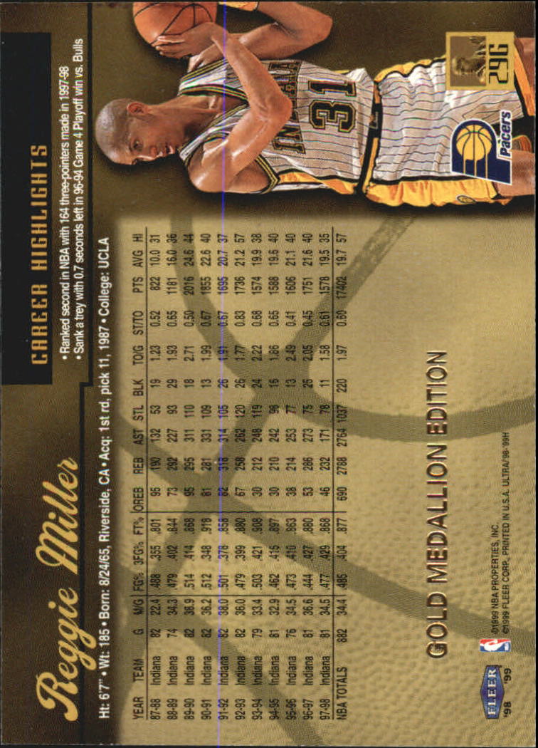 1998/1999 Ultra (Fleer) Basketball Part 2 Parallel and Insert Cards - Picture 47 of 185