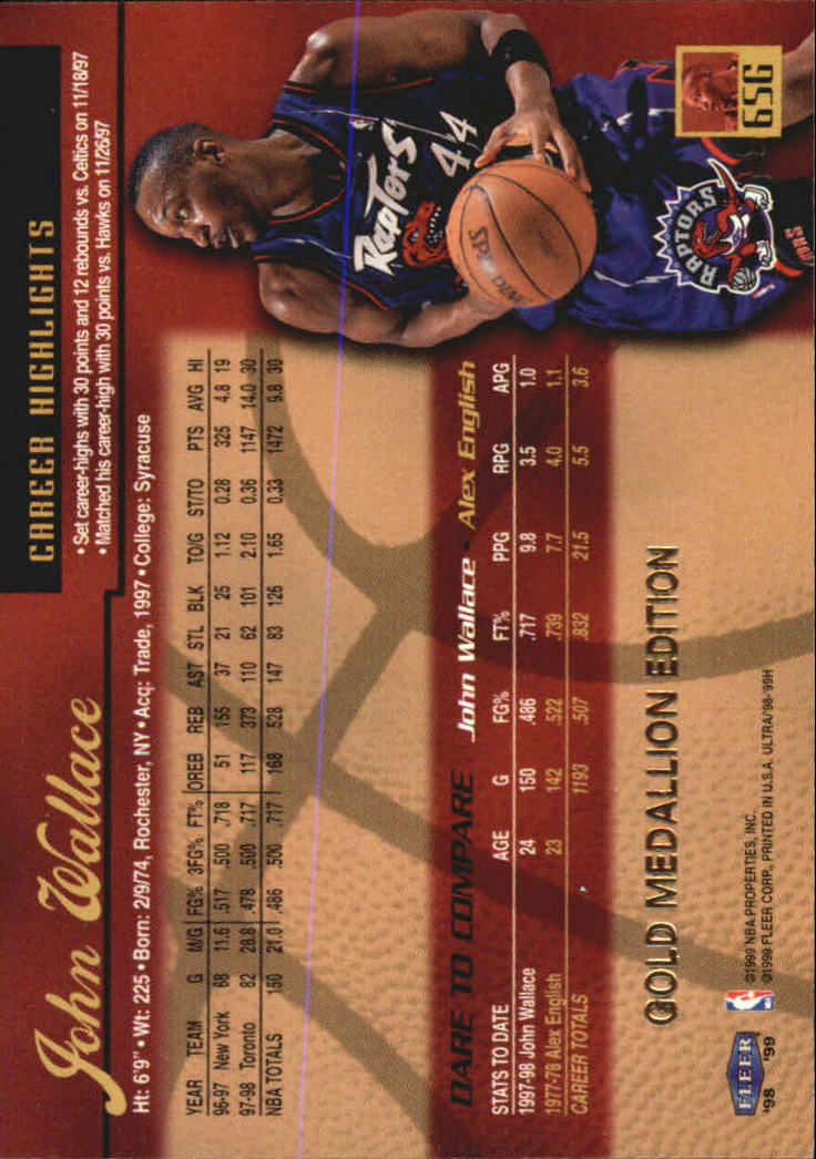 1998/1999 Ultra (Fleer) Basketball Part 2 Parallel and Insert Cards - Picture 105 of 185