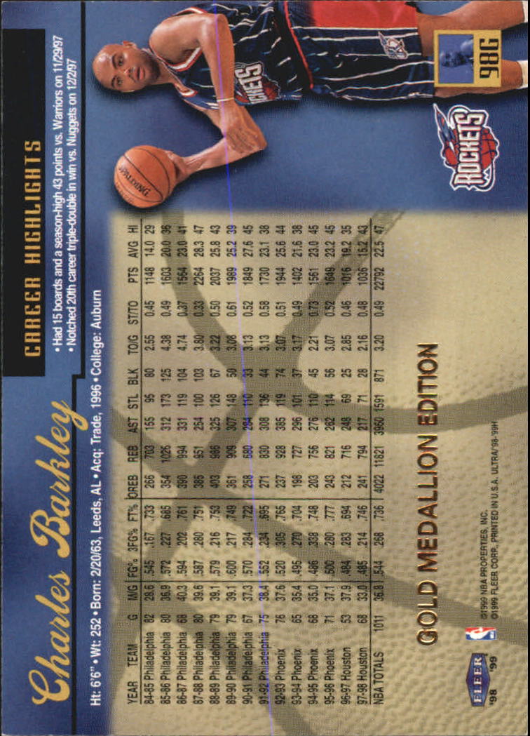 1998/1999 Ultra (Fleer) Basketball Part 2 Parallel and Insert Cards - Picture 137 of 185