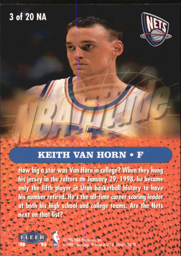 1998/1999 Ultra (Fleer) Basketball Part 2 Parallel and Insert Cards - Picture 149 of 185