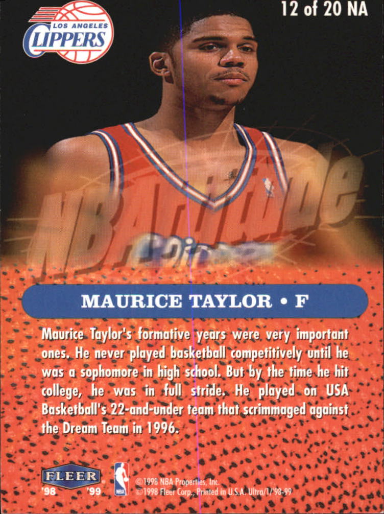 1998/1999 Ultra (Fleer) Basketball Part 2 Parallel and Insert Cards - Picture 165 of 185