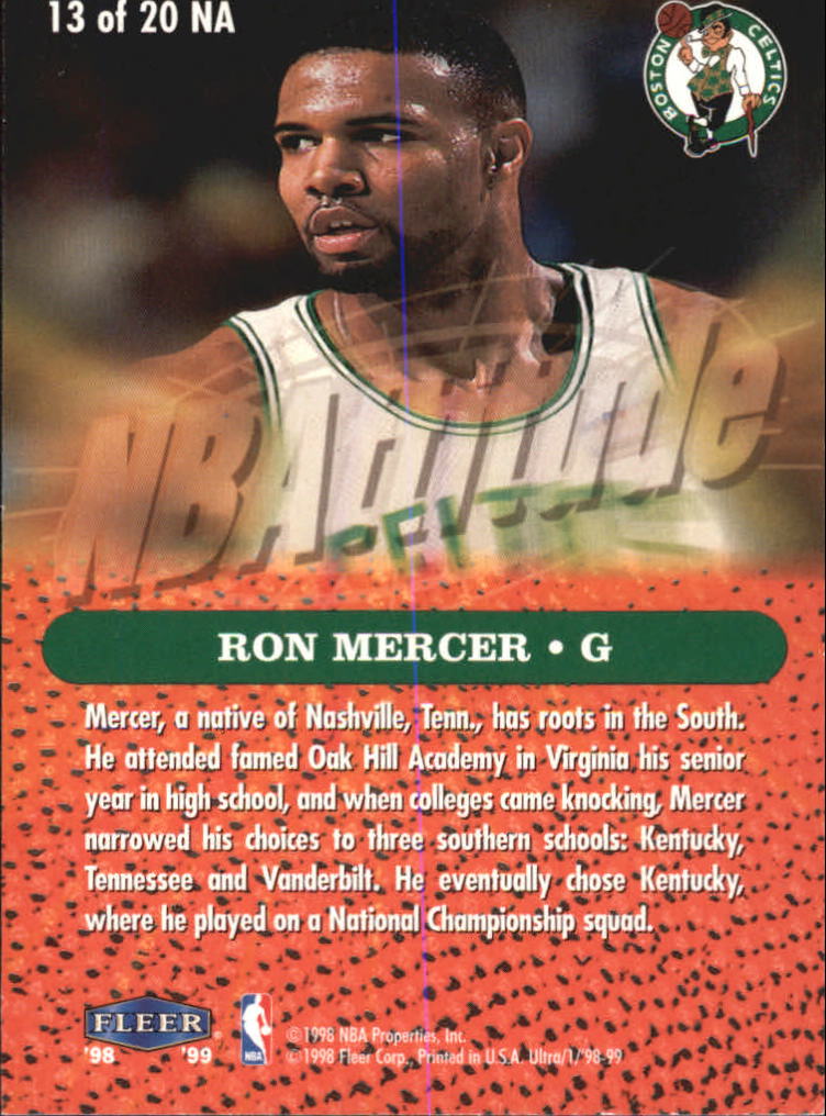 1998/1999 Ultra (Fleer) Basketball Part 2 Parallel and Insert Cards - Picture 167 of 185