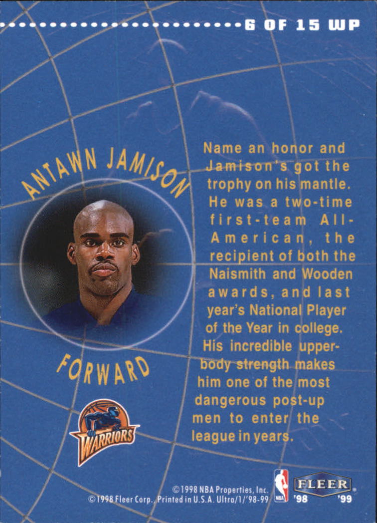 1998/1999 Ultra (Fleer) Basketball Part 2 Parallel and Insert Cards - Picture 183 of 185