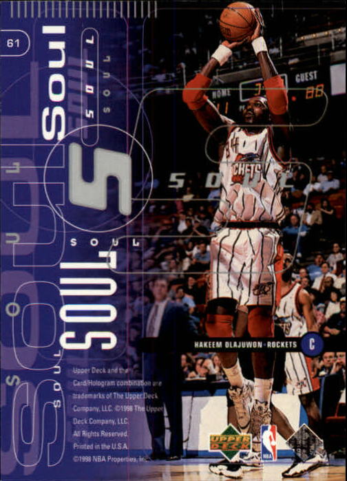 1998/1999 Upper Deck Basketball Part 1 Main Set Cards #1 to #268 - Picture 117 of 461
