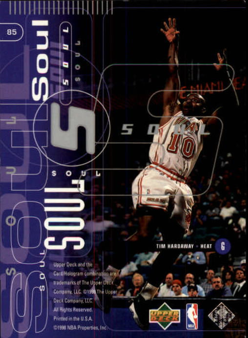 1998/1999 Upper Deck Basketball Part 1 Main Set Cards #1 to #268 - Picture 161 of 461