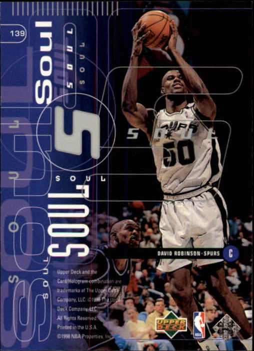 1998/1999 Upper Deck Basketball Part 1 Main Set Cards #1 to #268 - Picture 247 of 461