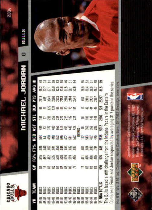 1998/1999 Upper Deck Basketball Part 1 Main Set Cards #1 to #268 - Picture 395 of 461