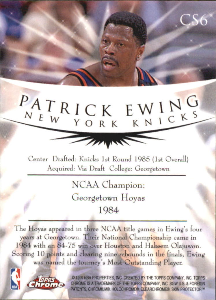 1998/1999 Topps Chrome Basketball Part 3 Insert Cards - Picture 15 of 51