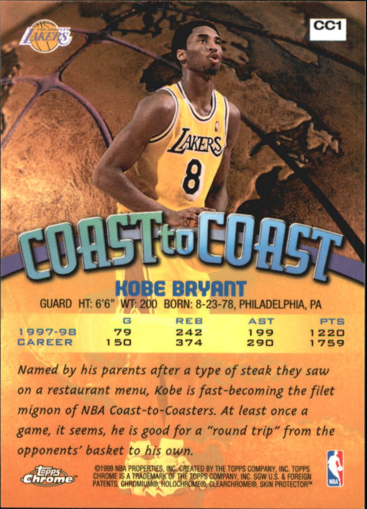 1998/1999 Topps Chrome Basketball Part 3 Insert Cards - Picture 17 of 51