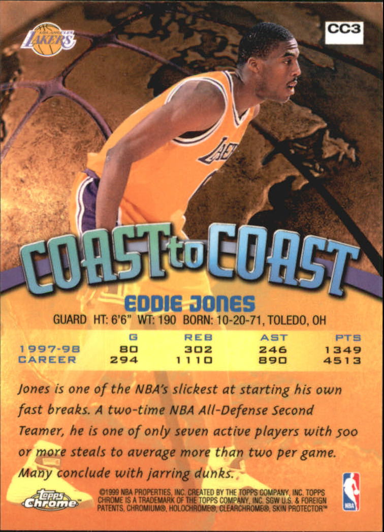 1998/1999 Topps Chrome Basketball Part 3 Insert Cards - Picture 19 of 51