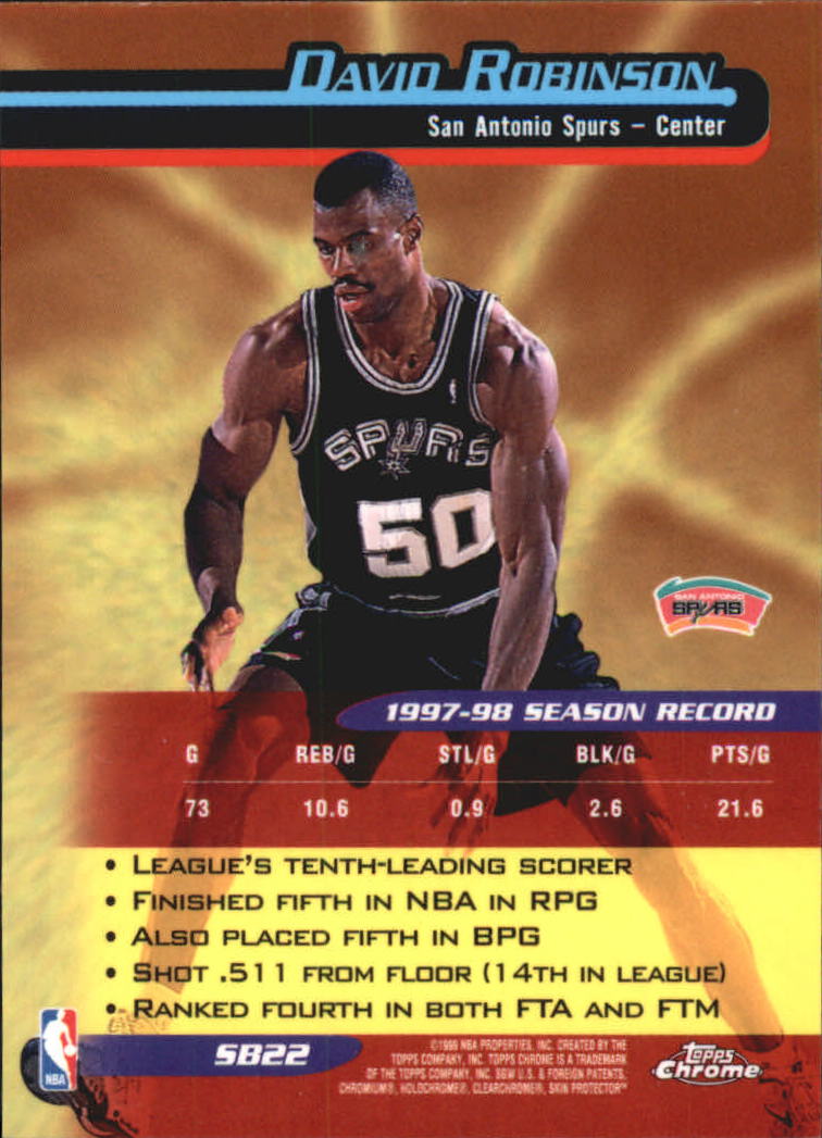 1998/1999 Topps Chrome Basketball Part 3 Insert Cards - Picture 43 of 51