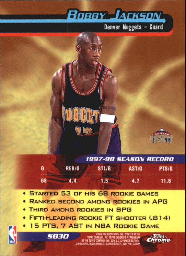 1998/1999 Topps Chrome Basketball Part 3 Insert Cards - Picture 49 of 51