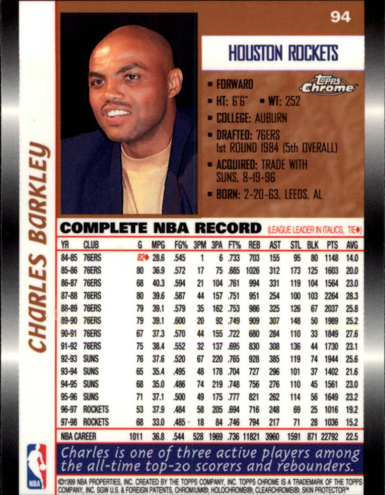 1998/1999 Topps Chrome Basketball Part 1 Main Set Cards - Picture 29 of 107