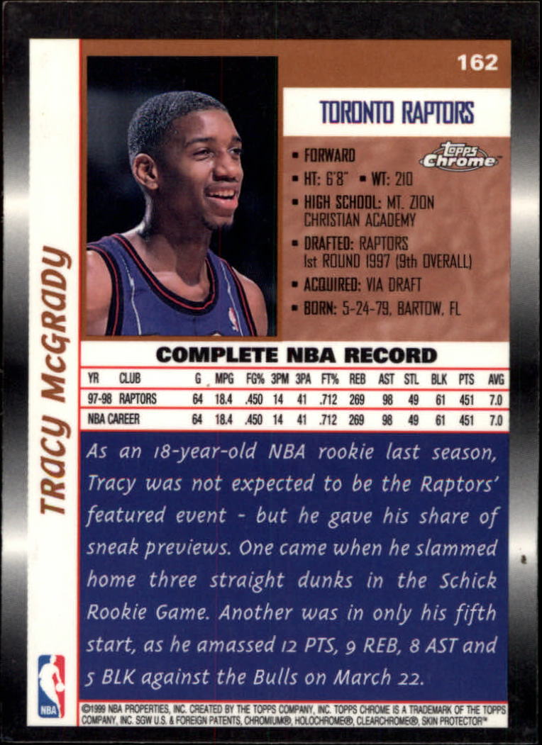 1998/1999 Topps Chrome Basketball Part 1 Main Set Cards - Picture 63 of 107