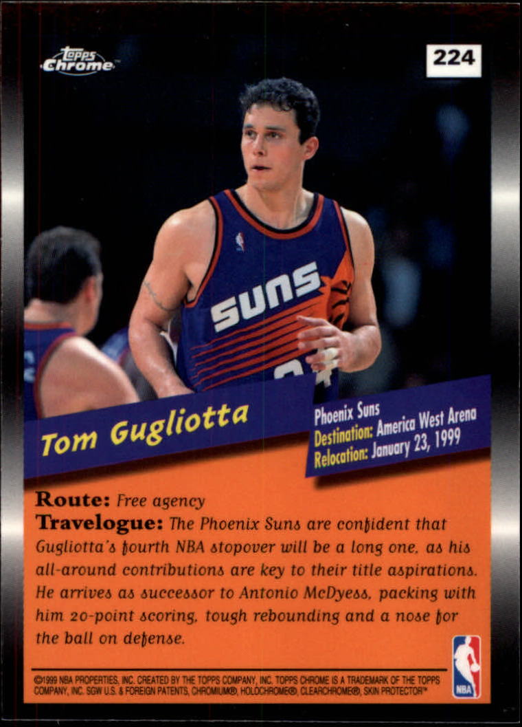 1998/1999 Topps Chrome Basketball Part 1 Main Set Cards - Picture 101 of 107