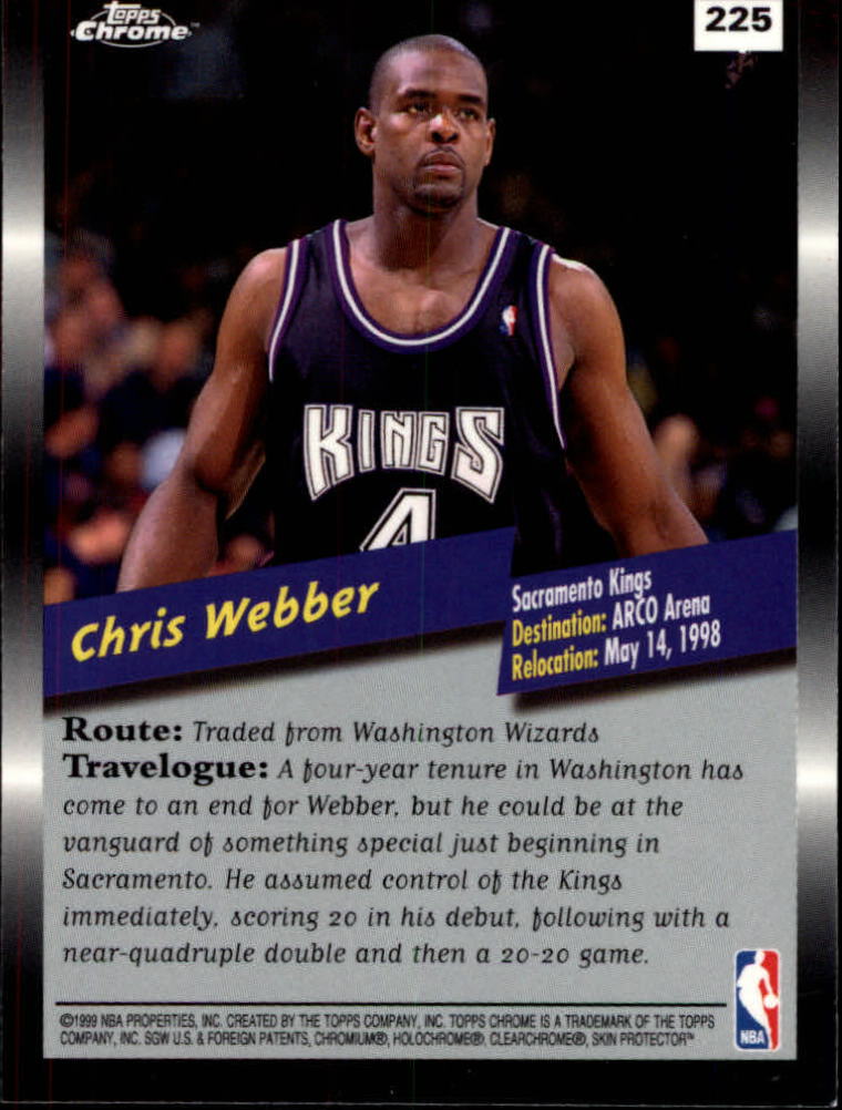 1998/1999 Topps Chrome Basketball Part 1 Main Set Cards - Picture 103 of 107