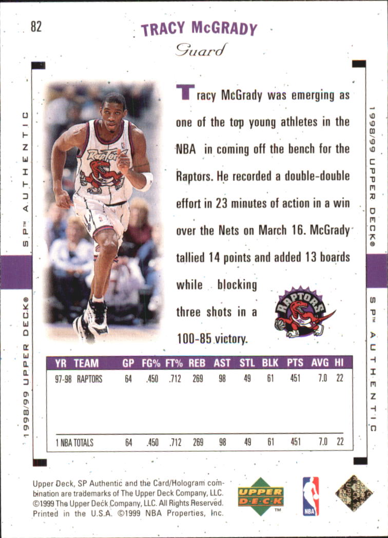 1998/1999 SP Authentic (Upper Deck) Basketball - Picture 97 of 129