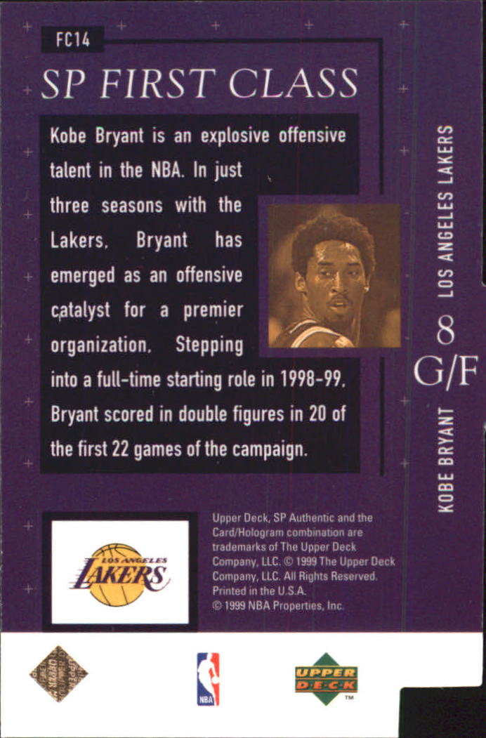 1998/1999 SP Authentic (Upper Deck) Basketball - Picture 117 of 129