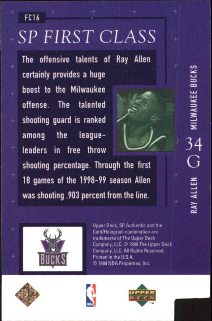 1998/1999 SP Authentic (Upper Deck) Basketball - Picture 121 of 129