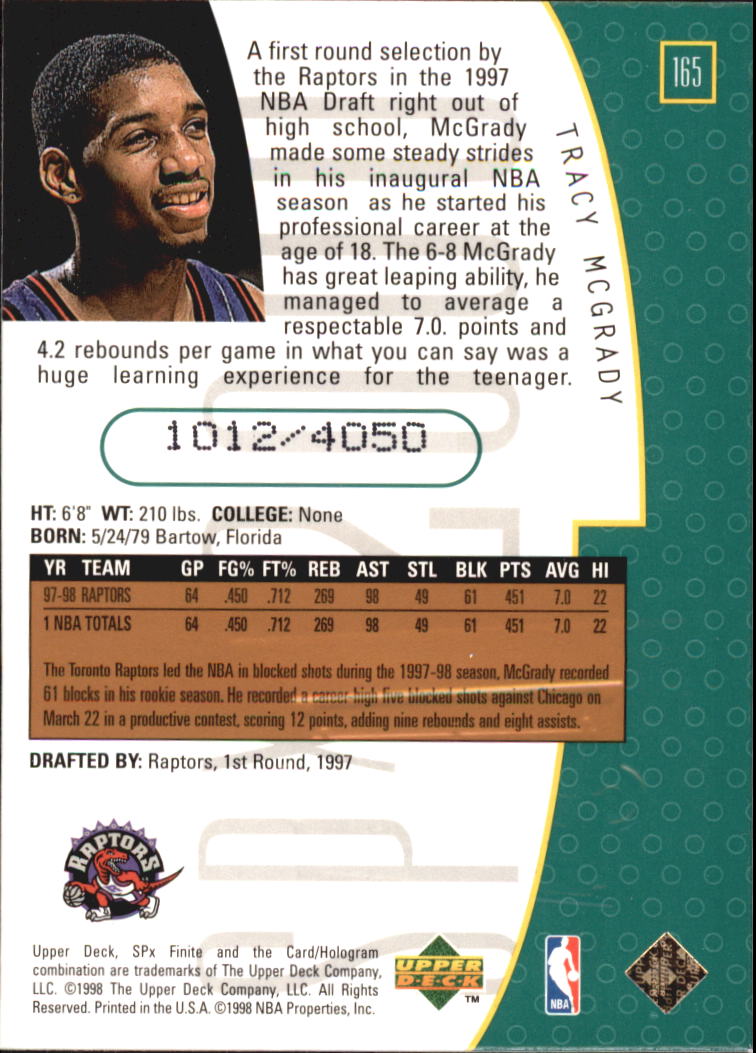 1998/1999 SPX Finite (Upper Deck) Basketball - Picture 51 of 107
