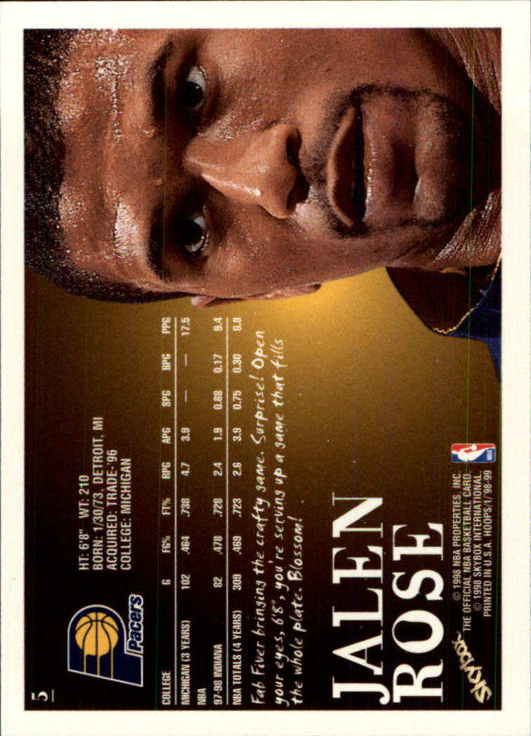1998/1999 Hopps Basketball "Main Set" Base Cards #1 to #167 - Picture 9 of 328