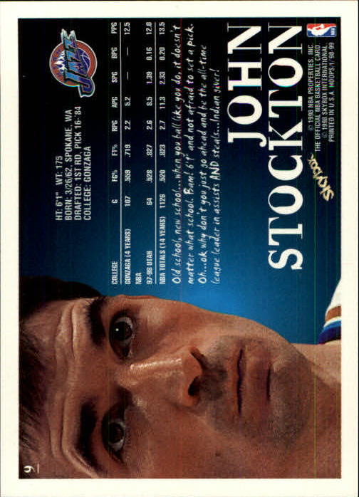 1998/1999 Hopps Basketball "Main Set" Base Cards #1 to #167 - Picture 17 of 328