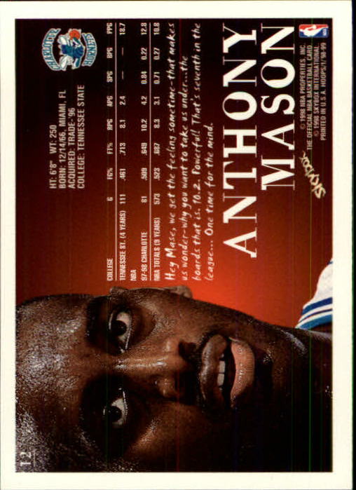 1998/1999 Hopps Basketball "Main Set" Base Cards #1 to #167 - Picture 23 of 328