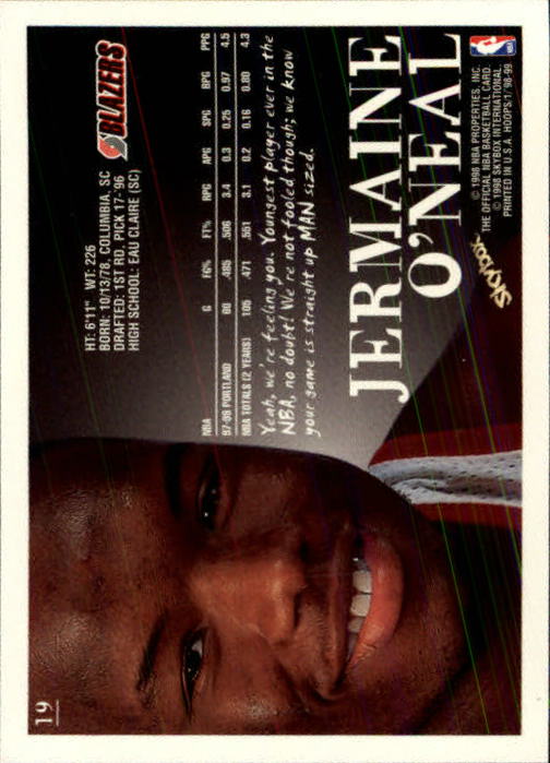 1998/1999 Hopps Basketball "Main Set" Base Cards #1 to #167 - Picture 37 of 328