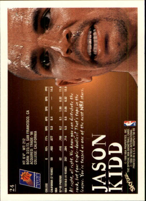 1998/1999 Hopps Basketball "Main Set" Base Cards #1 to #167 - Picture 47 of 328