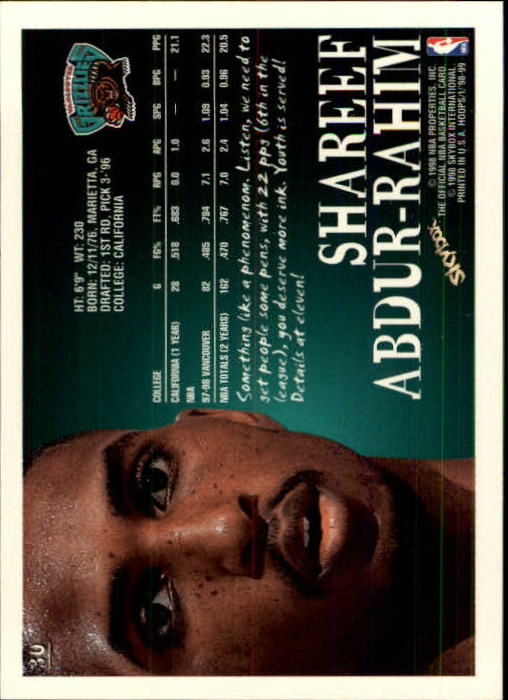 1998/1999 Hopps Basketball "Main Set" Base Cards #1 to #167 - Picture 59 of 328