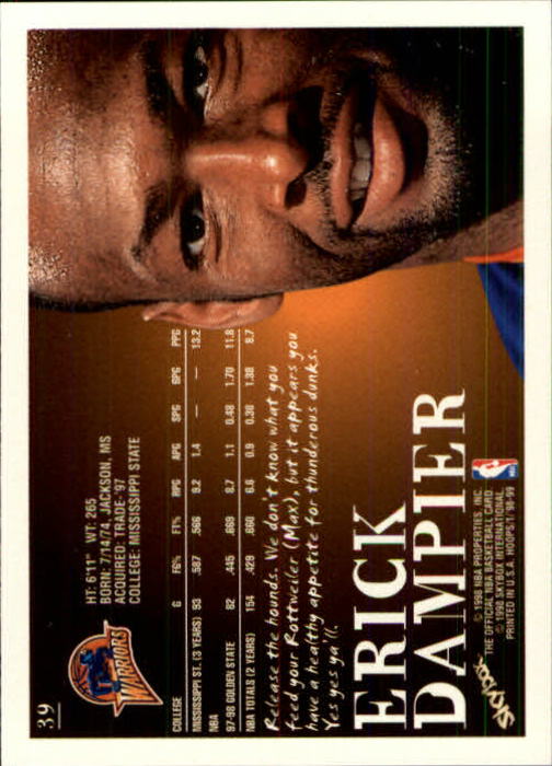1998/1999 Hopps Basketball "Main Set" Base Cards #1 to #167 - Picture 77 of 328